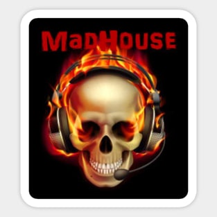 MadHouse Gmaer Skull Sticker